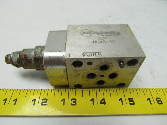 Sun Hydraulics EBP 1 Cavity sandwich body manifold see URL for tech specs