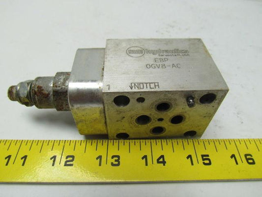 Sun Hydraulics EBP 1 Cavity sandwich body manifold see URL for tech specs