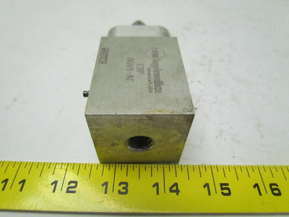 Sun Hydraulics EBP 1 Cavity sandwich body manifold see URL for tech specs