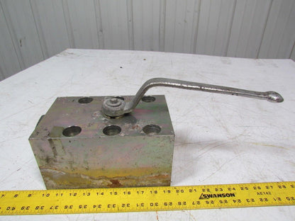 Stauff BBV25320001M Two Way High Pressure Ball Valve 4500PSI Block Body Valve