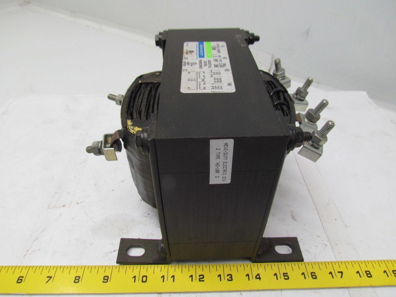 General Signal Hevi-duty T1500 1.5 KVA control transformer type SMT 180 Class