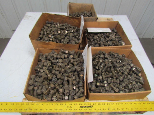 Low Carbon Steel Hex Bolt 5/8-11x1-3/4 w/2 washers & 1 Hex nut Lot of 775