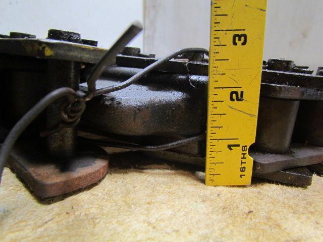 Jervis B Webb 10ft Caterpillar 2" Pitch Cotter Roller Chain Dia w/Dog attachment