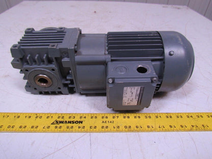 Bauer BS06-34V/D08SA4/SP Worm geared Electric motor 480V 1680 RPM 48.6 Ratio