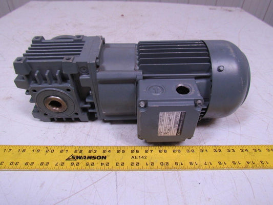 Bauer BS06-34V/D08SA4/SP Worm geared Electric motor 480V 1680 RPM 48.6 Ratio