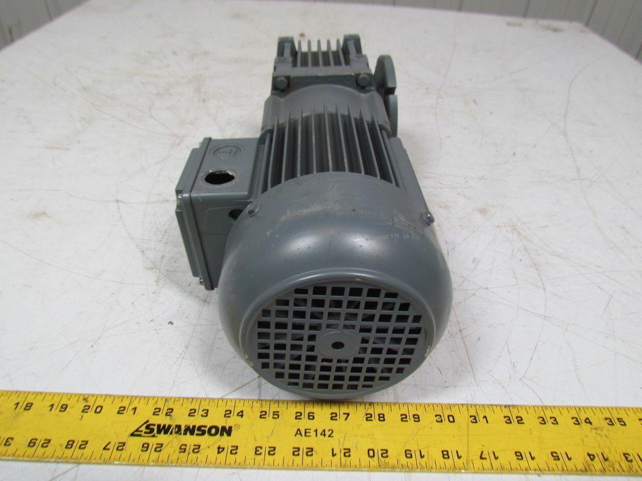 Bauer BS06-34V/D08SA4/SP Worm geared Electric motor 480V 1680 RPM 48.6 Ratio