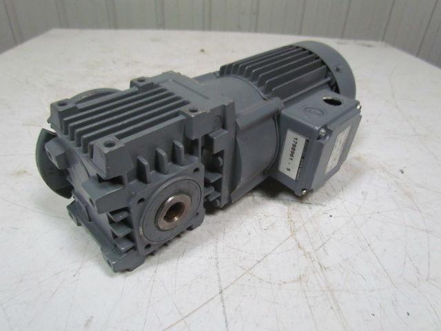 Bauer BS06-34V/D08SA4/SP Worm geared Electric motor 480V 1680 RPM 48.6 Ratio