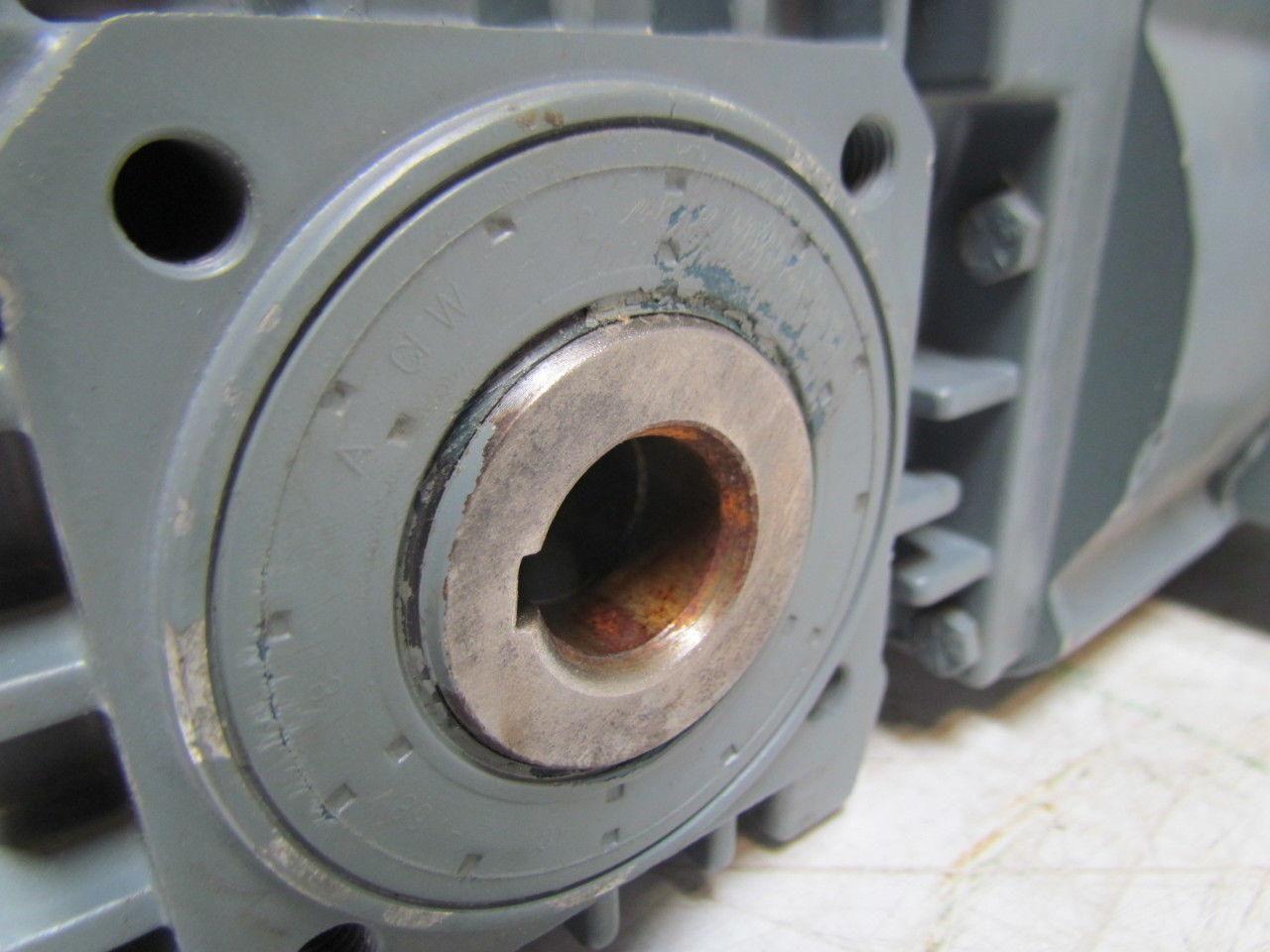 Bauer BS06-34V/D08SA4/SP Worm geared Electric motor 480V 1680 RPM 48.6 Ratio