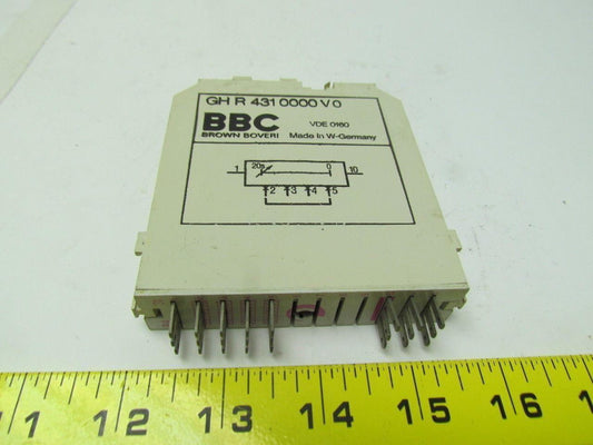 BBC Brown Boveri GHR4310000V0 Sigma-Tronic B Delay unit 0-1 Retarder