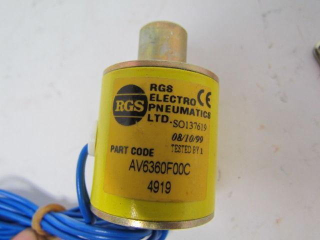 RGS Electro Pneumatics AV6360F00C Coil Kit