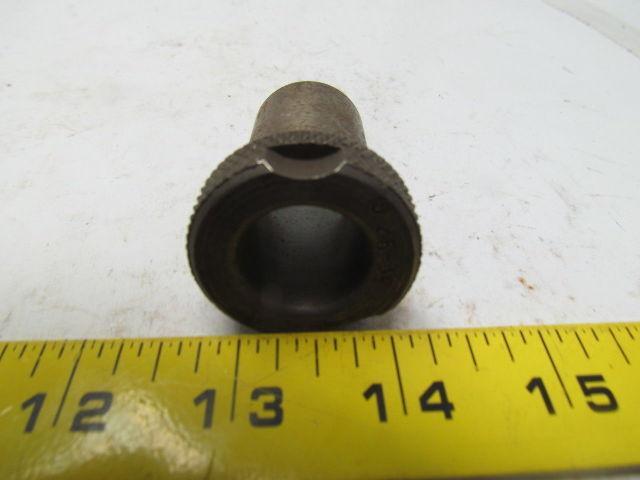 Drill Guide Bushing 25/32" ID x 1" OD x 1-7/8" L Flanged Slip Fix Lot of 3