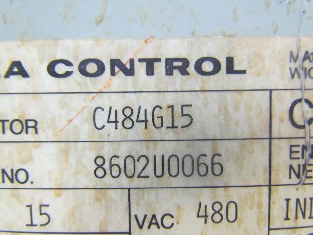 ASEA Control C484G15 Individual Capacitor 3-Phase 480VAC 60Hz 15KVAR