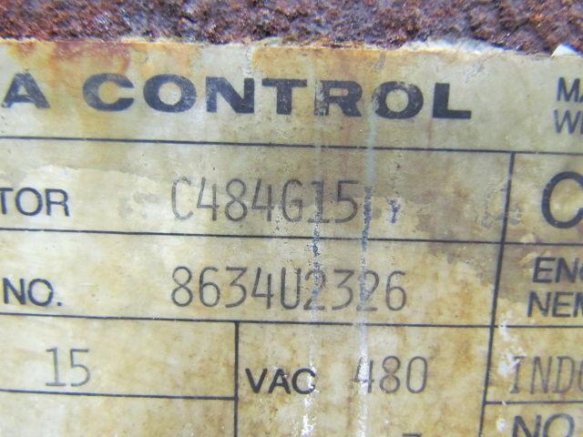 ASEA Control C484G15 Individual Capacitor 3-Phase 480VAC 60Hz 15KVAR