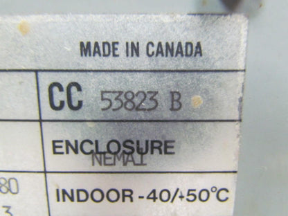 ASEA Inc. 53823 B Individual Capacitor 3-phase 480VAC 60Hz 10KVAR