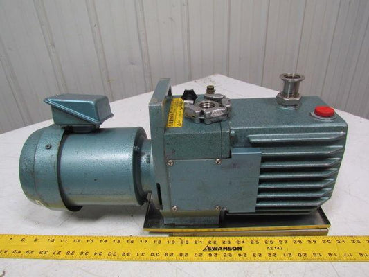Tokuda DRP-360II Rotary Vane Vacuum Pump 360L/Min 1Hp 220V 3PH