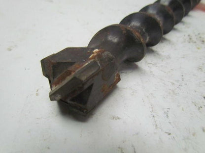 Masonary Rotary Hammer Bit 4-cutter SDS-Max shank 1-3/8" x 16-1/2"