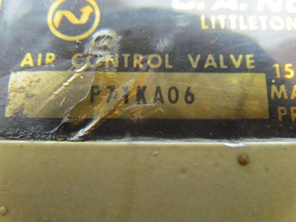 CA Norgren P71kA06 5-Port Air control valve 1/2" NPT ports
