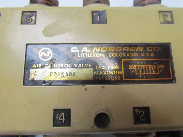 CA Norgren P71kA06 5-Port Air control valve 1/2" NPT ports