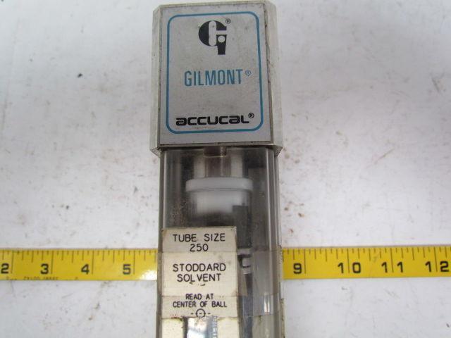 Gilmont GF-4540-1250 Accucal flow meter gallons per hour w/3/8" hose barb