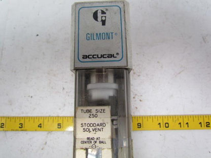 Gilmont GF-4540-1250 Accucal flow meter gallons per hour w/3/8" hose barb