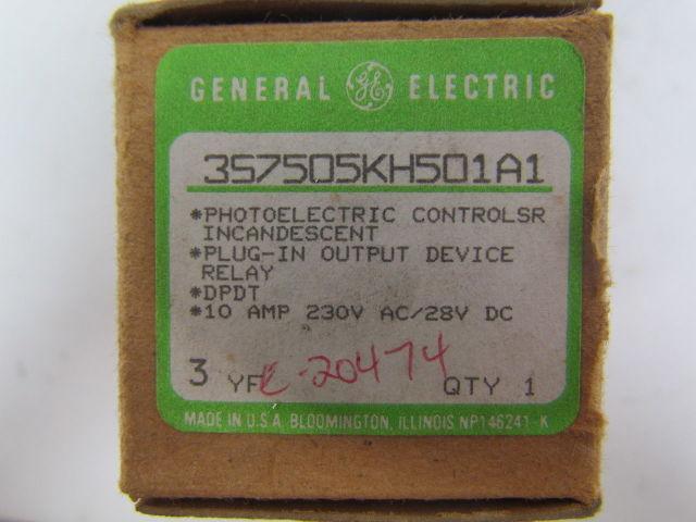 GE RP23775G1 357505KH501A1 Photoelectric incandescent controller sealed relay