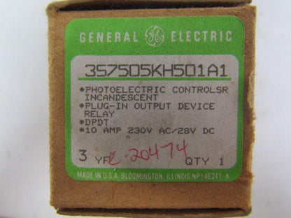 GE RP23775G1 357505KH501A1 Photoelectric incandescent controller sealed relay