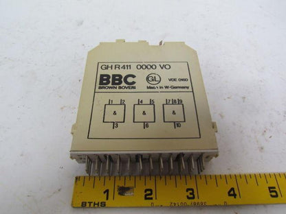 BBC Brown Boveri GH R 411 0000 VO Output Card Sigma-tronic B logic unit
