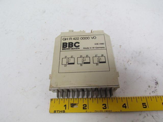 BBC Brown Boveri GH R 422 0000 VO Output card sigma-tronic b logic unit block