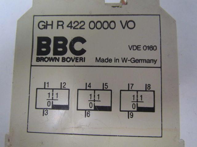 BBC Brown Boveri GH R 422 0000 VO Output card sigma-tronic b logic unit block