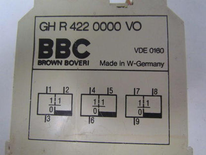 BBC Brown Boveri GH R 422 0000 VO Output card sigma-tronic b logic unit block