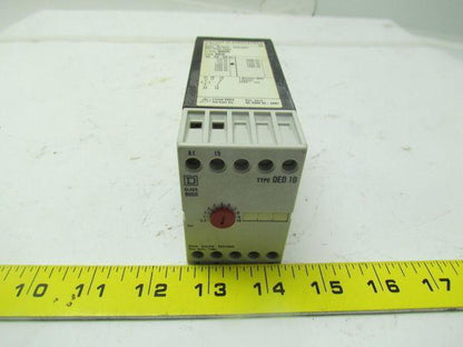 Square D Class 9050 type DED Star delta timer 110VAC 0.5-10 Sec. Adjustable