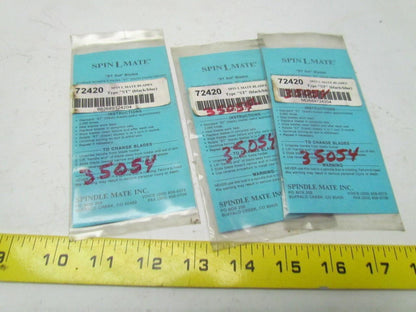Spin L Mate 72420 Type St Replacement Blades Lot of 3 packs of 3 Blades per pack