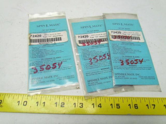 Spin L Mate 72420 Type St Replacement Blades Lot of 3 packs of 3 Blades per pack