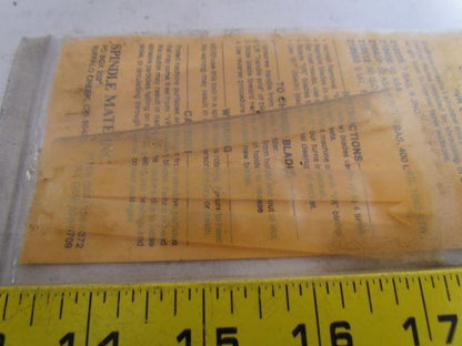 Spin L Mate 73420 Type VR Replacement Blades Lot is 5 Sets