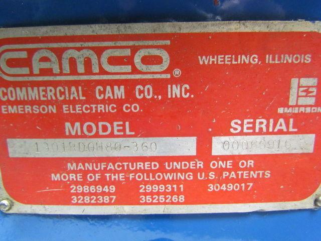 Camco 1301RDOH80-360 Rotary Indexer Indexing Table