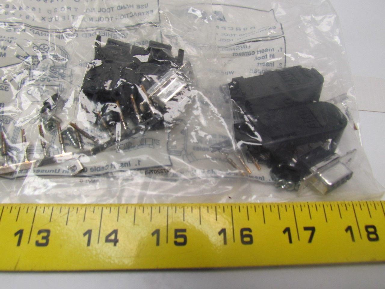 AMP D9RCPKPC Unshielded Crimp snap Kit lot of 2