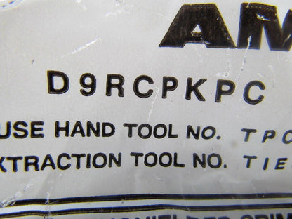 AMP D9RCPKPC Unshielded Crimp snap Kit lot of 2