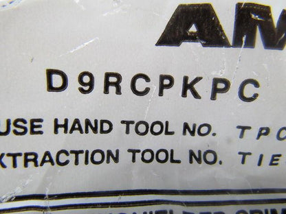 AMP D9RCPKPC Unshielded Crimp snap Kit lot of 2