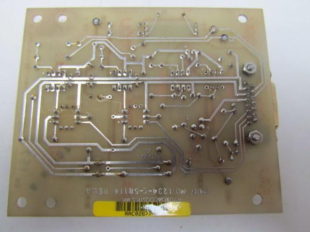 Hydroacoustics 1234-C-58114 PC Circuit Board Revision A