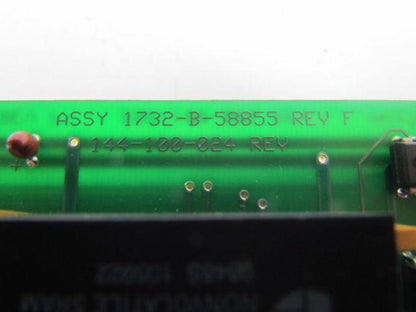 Branson 1732-B-58855 Rev.F Control Board