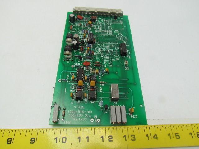VIC 584-301-281-315-1001 Rev.A Control Board
