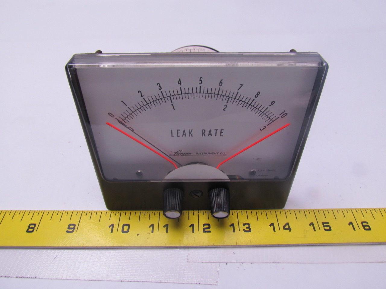 Larson CMC-4.5 Leak Rate Gauge 0-3/10 Leak Rate 117V