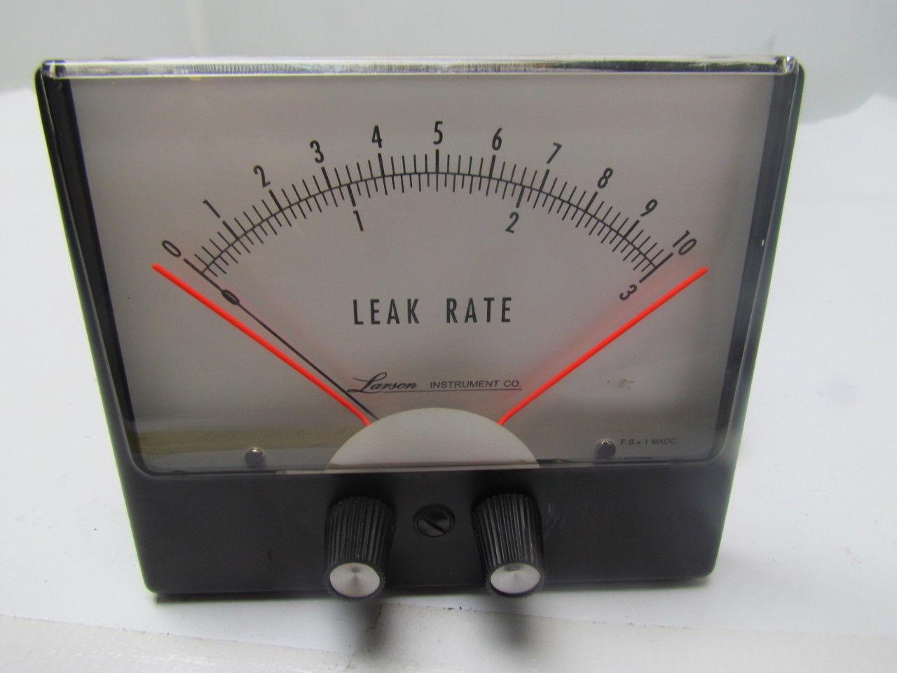 Larson CMC-4.5 Leak Rate Gauge 0-3/10 Leak Rate 117V