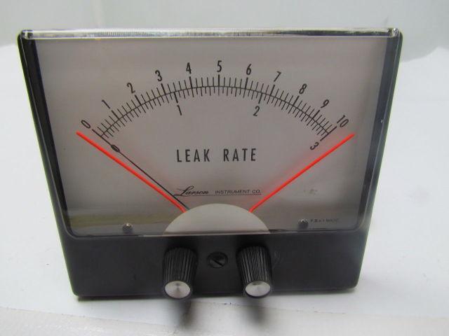 Larson CMC-4.5 Leak Rate Gauge 0-3/10 Leak Rate 117V