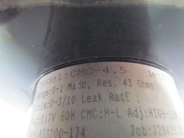 Larson CMC-4.5 Leak Rate Gauge 0-3/10 Leak Rate 117V