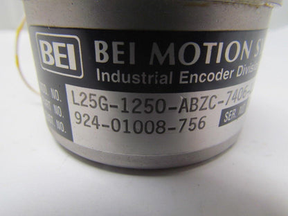 BEI L25G-1250-ABZC-7406-LED-SC6-S Industrial Encoder