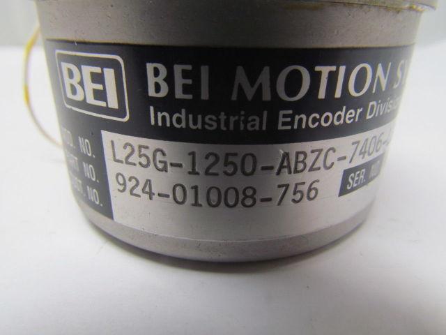 BEI L25G-1250-ABZC-7406-LED-SC6-S Industrial Encoder