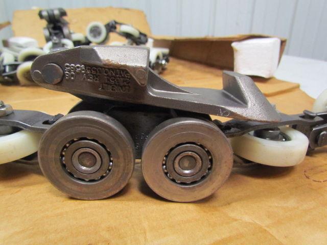 Unibilt 16' Nylon Wheel overhead conveyor chain w/3 links part# 21351 4" pitch