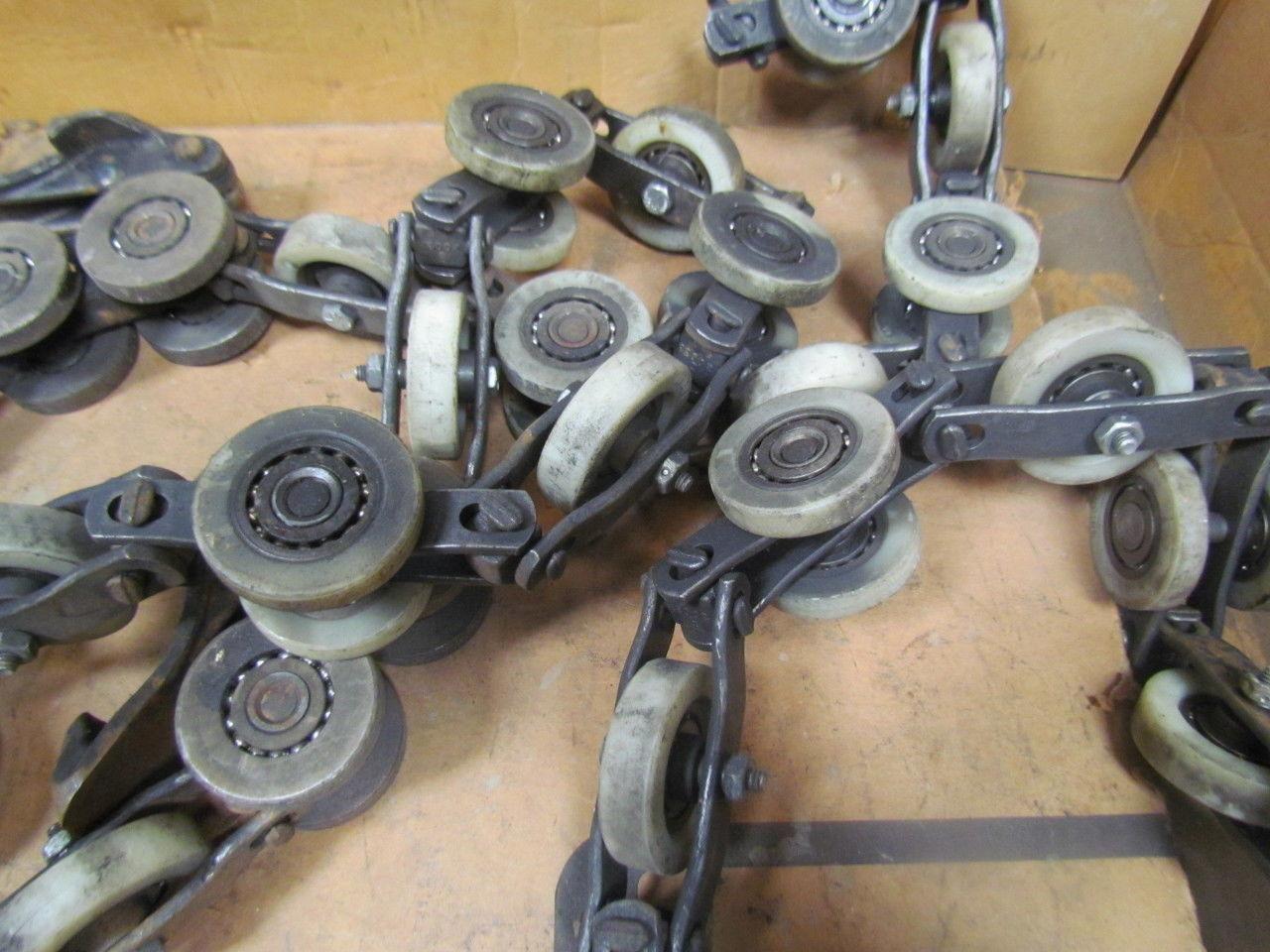 Unibilt 13' Nylon wheel overhead conveyor chain w/3 links part# 20049-1 4" pitch