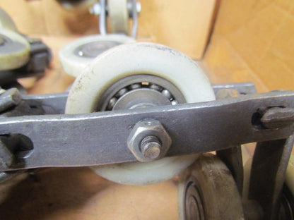 Unibilt 13' Nylon wheel overhead conveyor chain w/3 links part# 20049-1 4" pitch